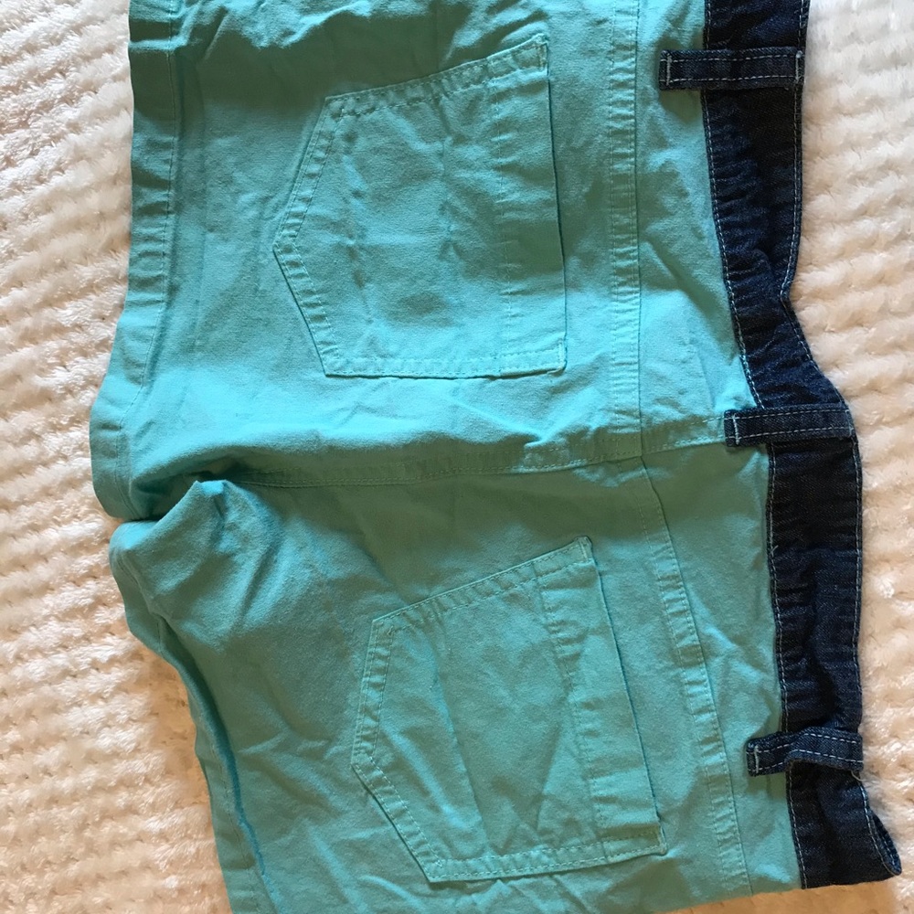 Blue shorts